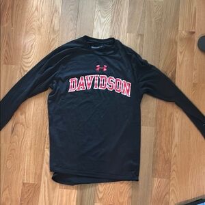 Under Armour Black Long Sleeve with Red Davidson Logo